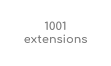 1001extensions Codes promo